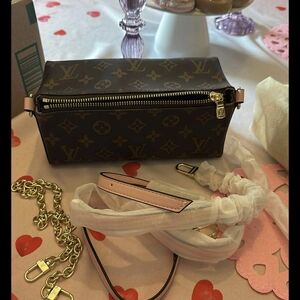 Classic Monogram Brown Crossbody Bag